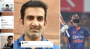 “Arvind Kejriwal of cricket” – Gautam Gambhir mercilessly trolled for his on-air comments on Virat Kohli in IND vs SL 1st ODI