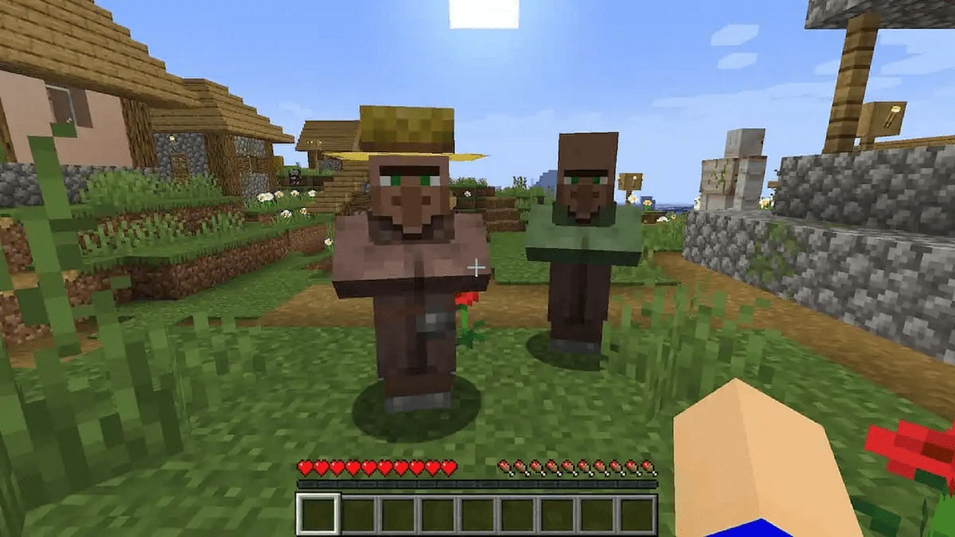 Villagers are varied and helpful, and players remain thankful for that (Image via Mojang)