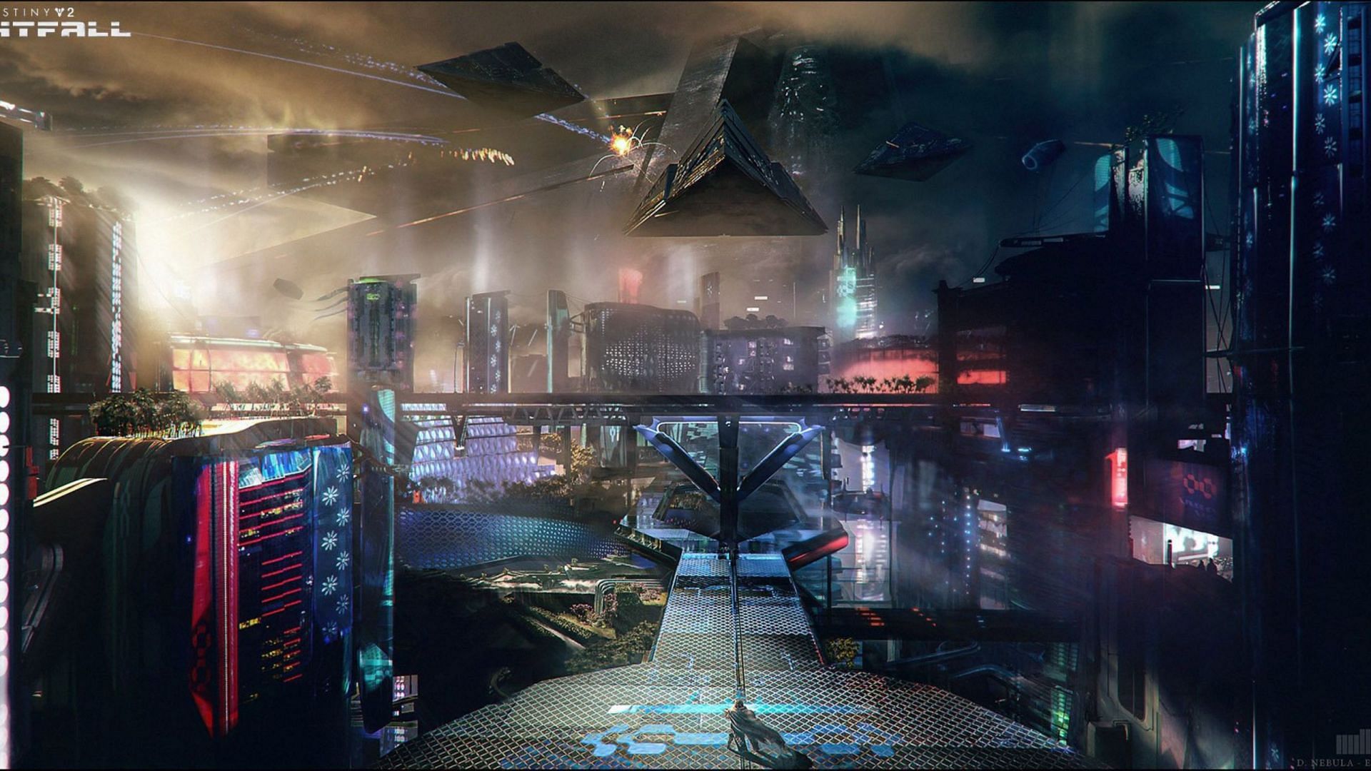 Destiny 2 Lightfall concept art (Image via Bungie) 