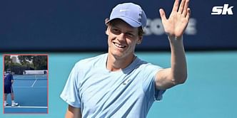 Watch: Jannik Sinner hits the court with a 99-year-old tennis player, appreciates him for his good work for war-torn Ukraine