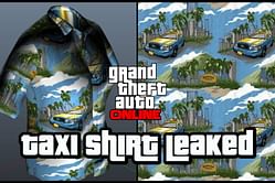 GTA Online leaked shirt resurfaces online after the recent taxi business update