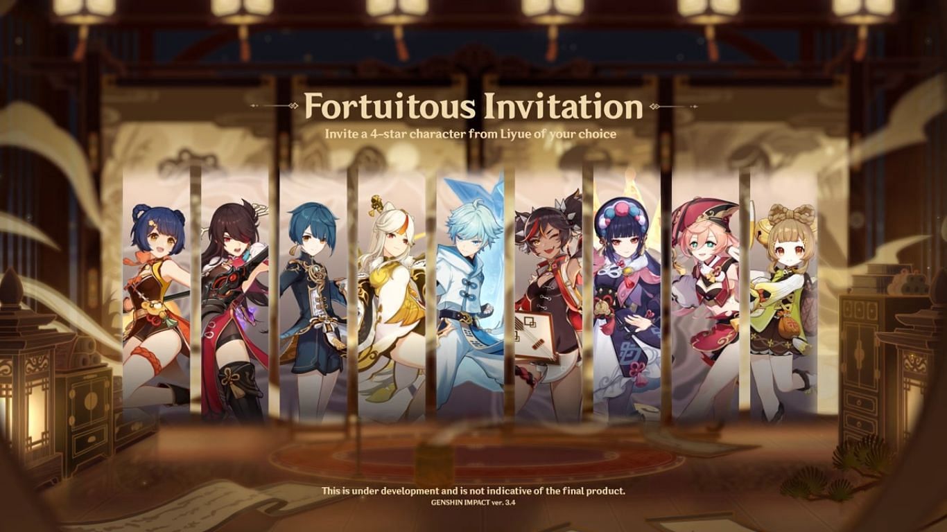 Free four-star Liyue characters (Image via HoYoverse)