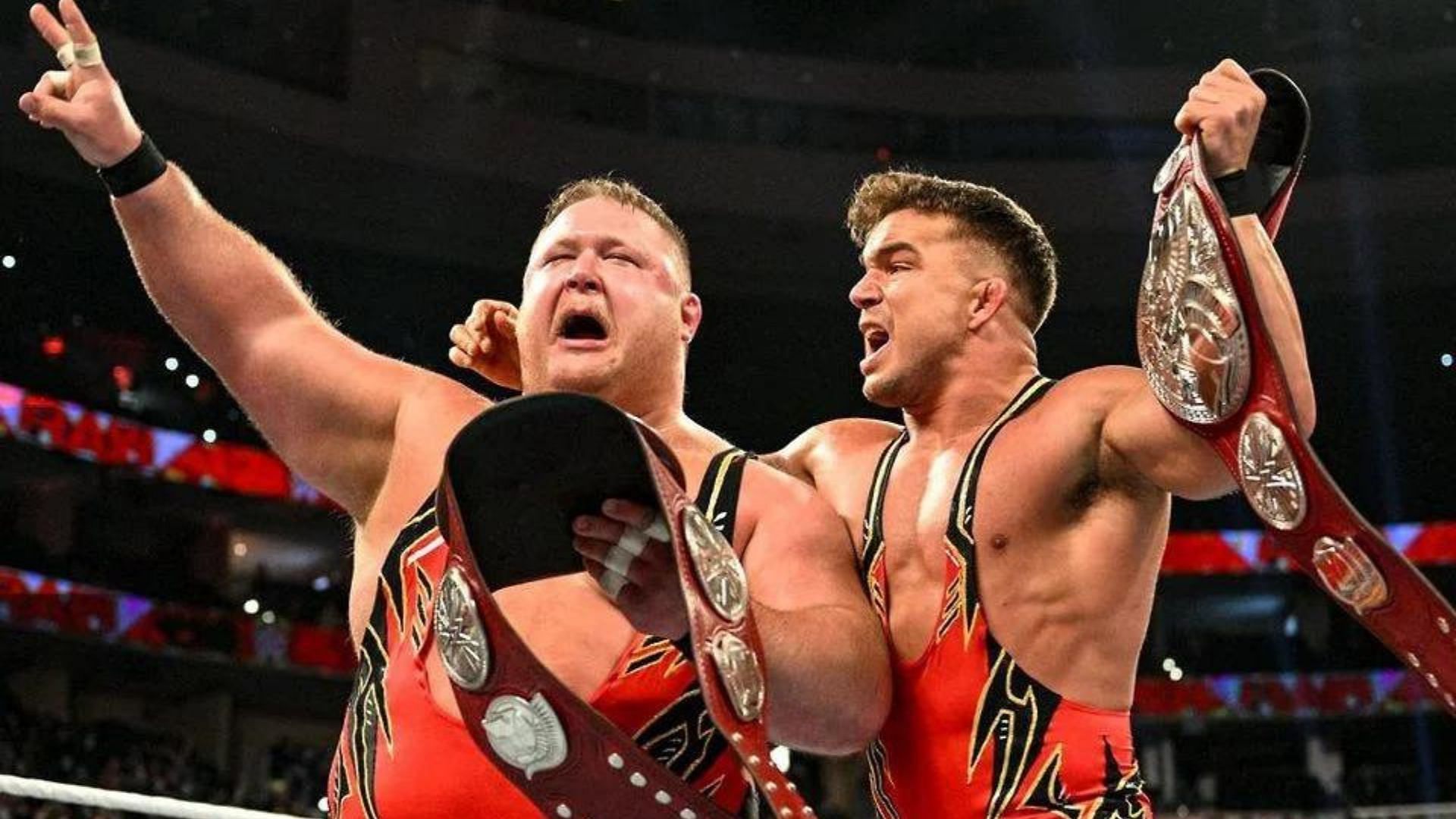 Otis and Chad Gable are former RAW Tag Team Champions