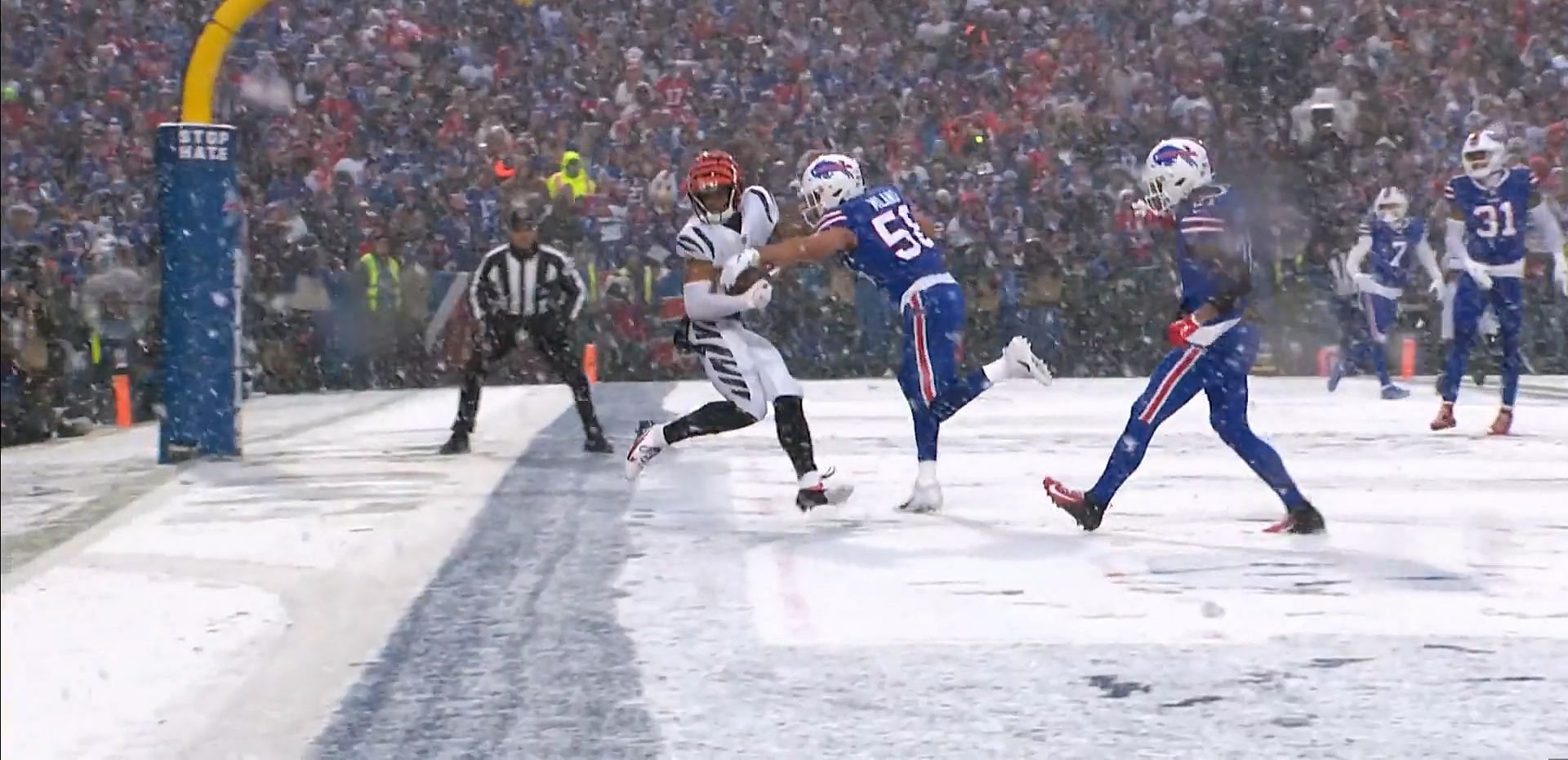 The Bengals thought they had a touchdown vs. the Bills.