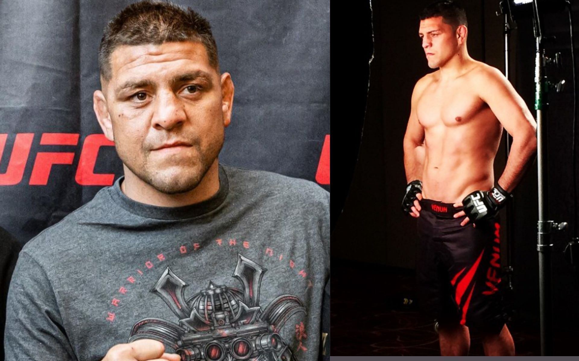 Former Strikeforce welterweight champion Nick Diaz criticizes the UFC [Images via: @nickdiaz209 on Instagram]