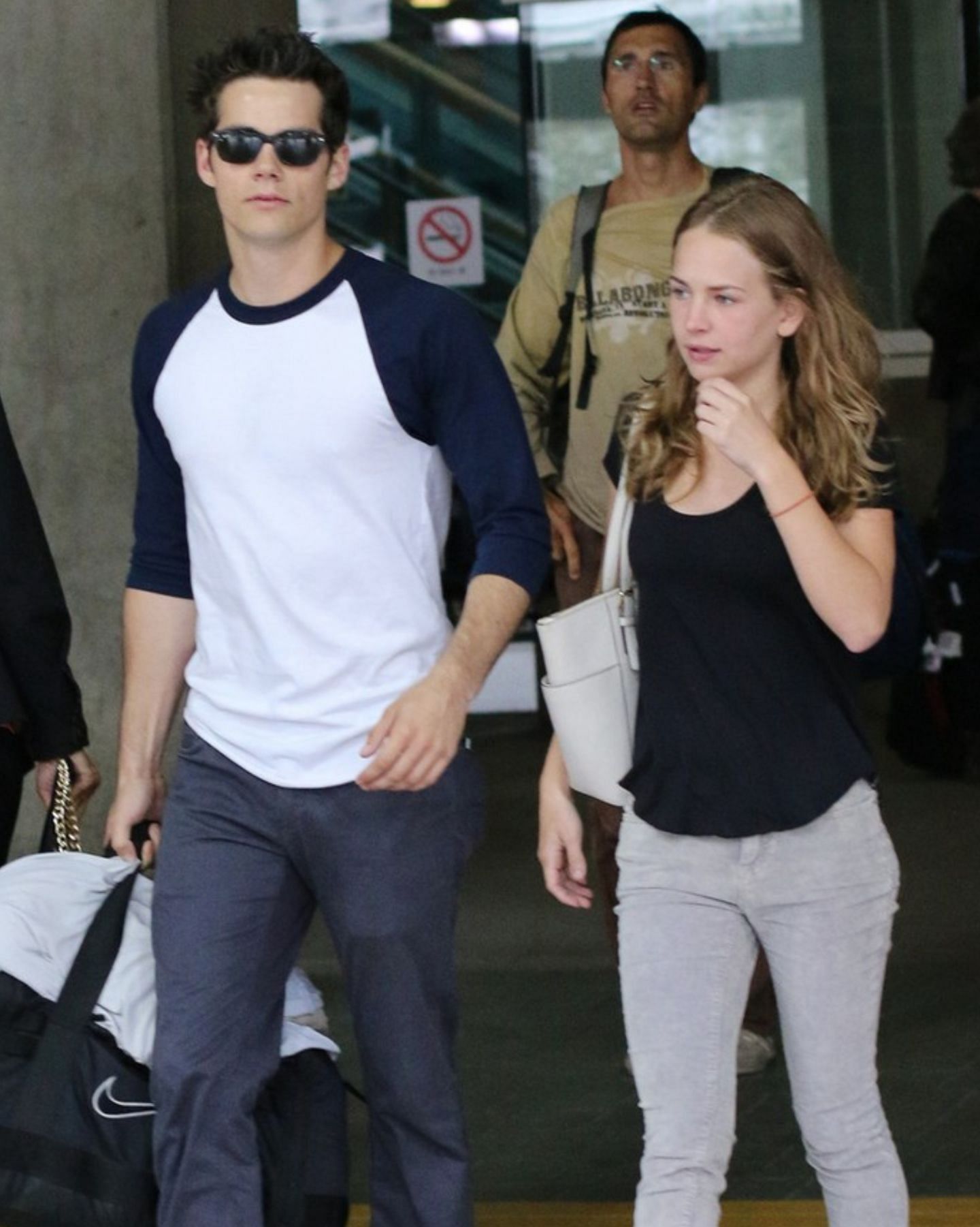 Dylan O&#039;Brien with Britt Robertson. (Image via Getty Images)