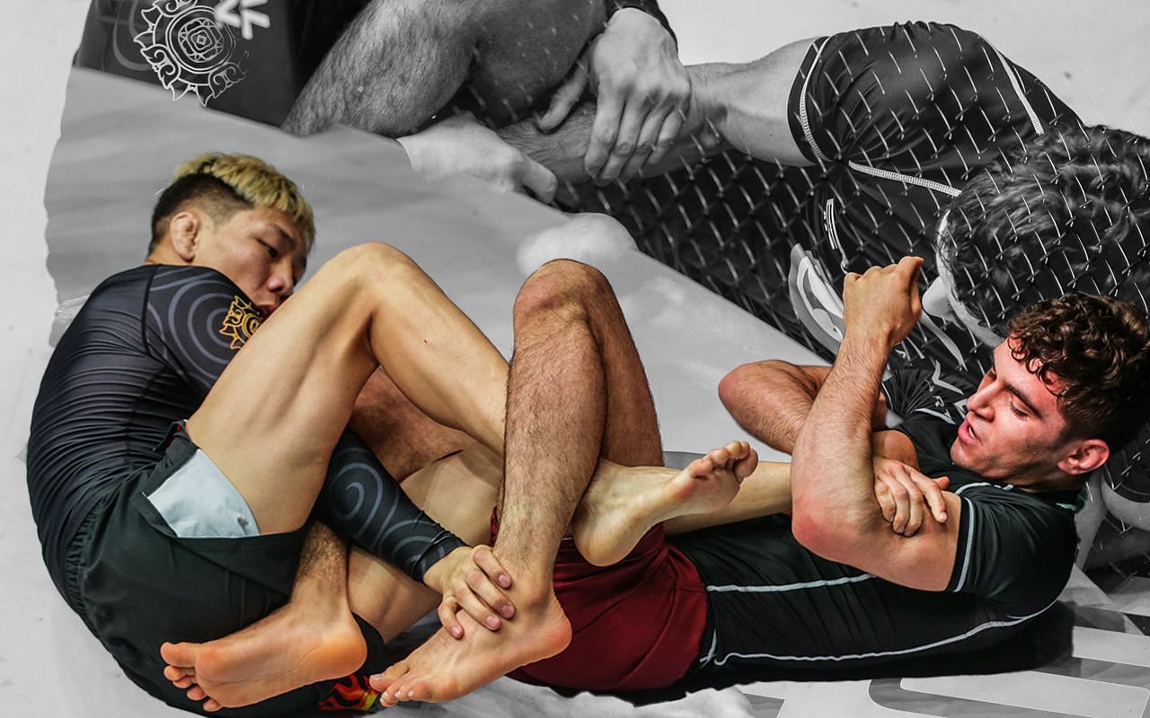 Gantumur Bayanduuren (left), Mikey Musumeci (right), photo by ONE Championship