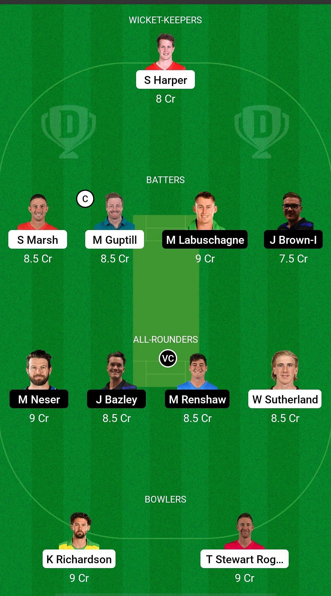 REN vs HEA Dream11 Prediction - BBL