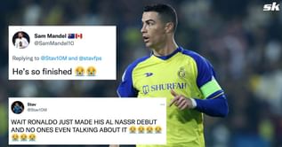 "Ghosting against Saudi farmers" "So finished" - Twitter erupts as Cristiano Ronaldo disappoints in official Al-Nassr debut
