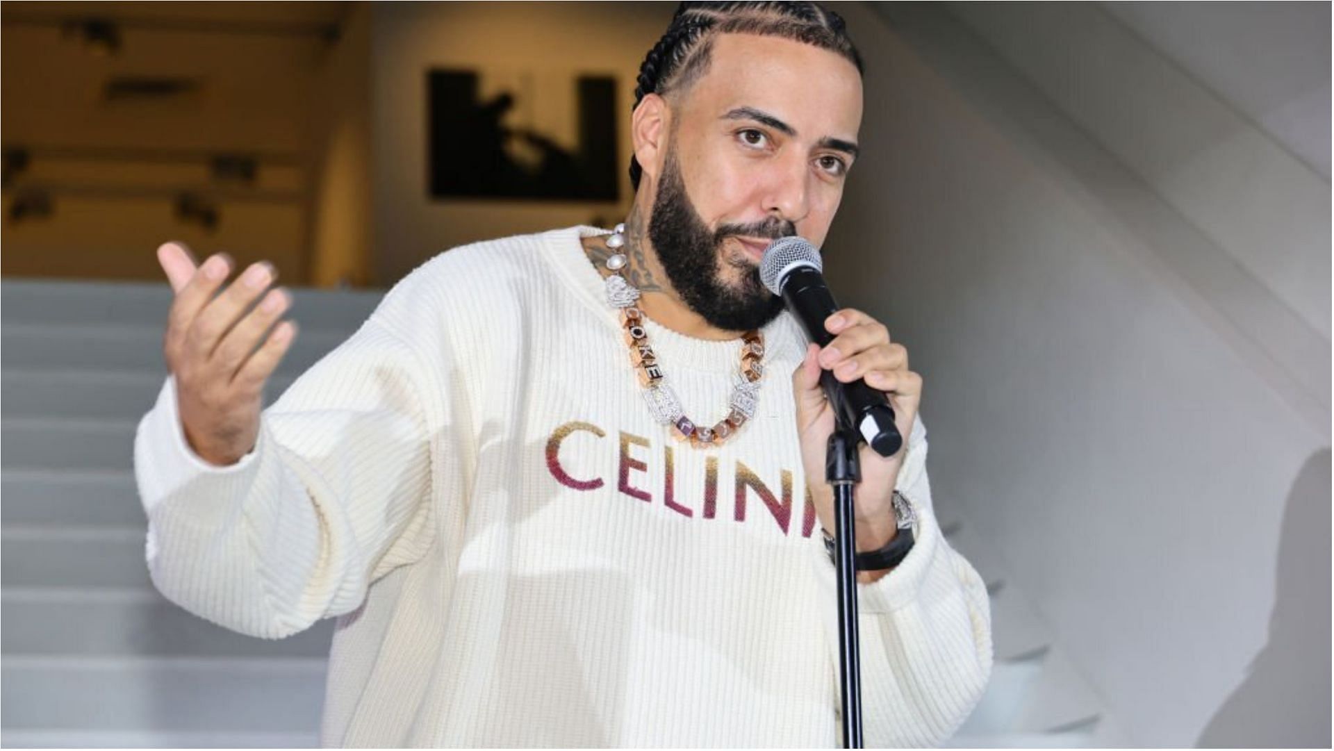 French Montana issued a statement on the gunfire incident that happened during his music video shoot (Image via Theo Wargo/Getty Images)
