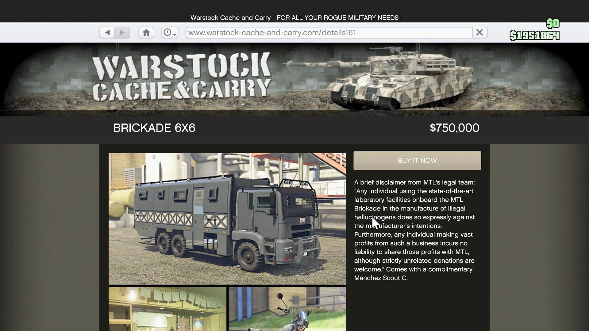 New Gta Online Update Finally Allows Players To Purchase Acid Lab'S  Brickade 6X6 Directly