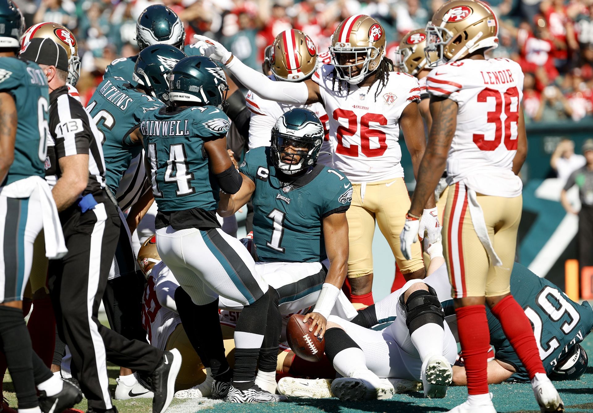 San Francisco 49ers v Philadelphia Eagles