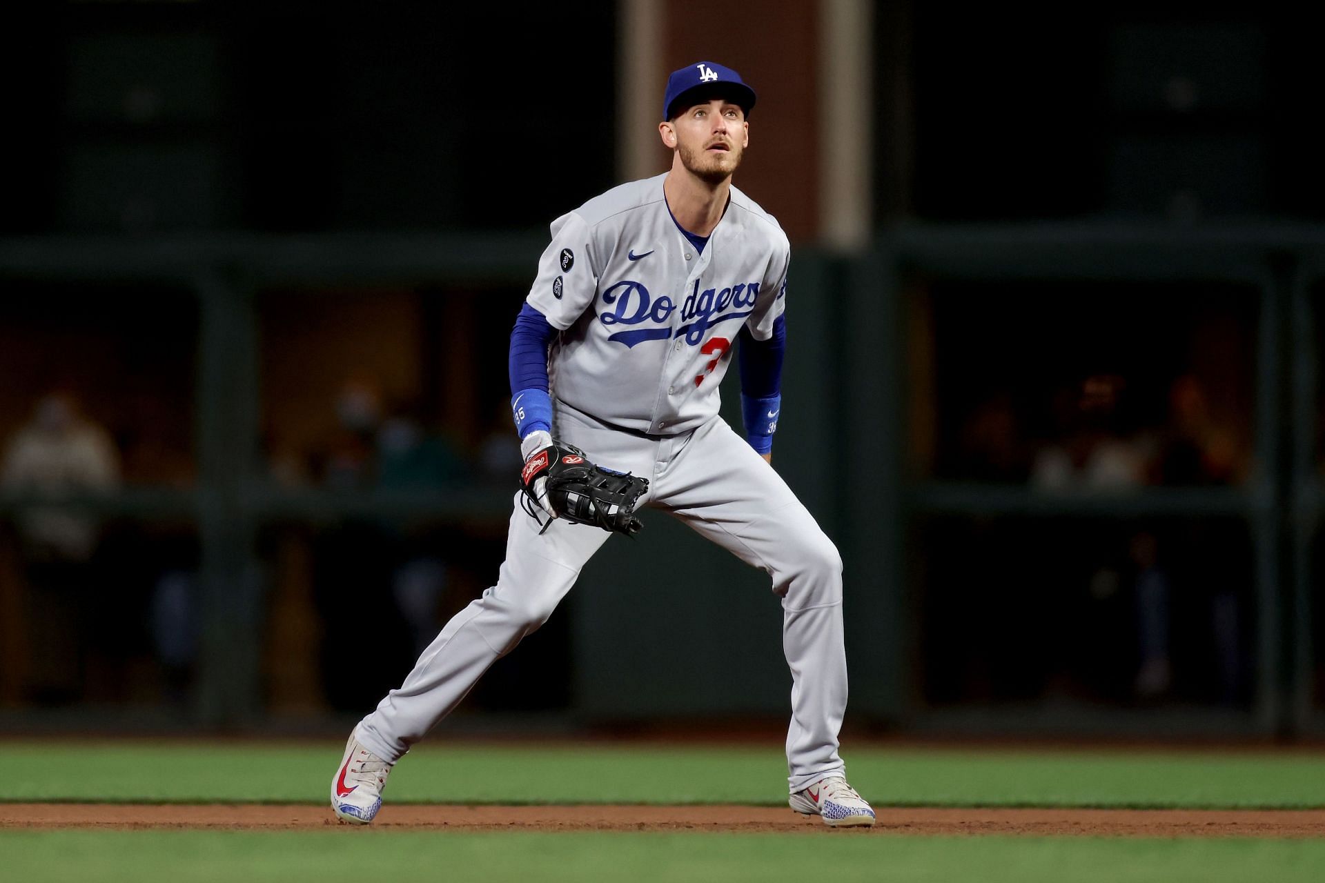 Chicago Cubs outfielder Cody Bellinger learned first base in a