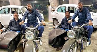 IND vs NZ: रांची पहुंचते ही एमएस धोनी से मिलने उनके घर पहुंचे हार्दिक पांड्या, सोशल मीडिया पर शेयर की मजेदार तस्वीरें
