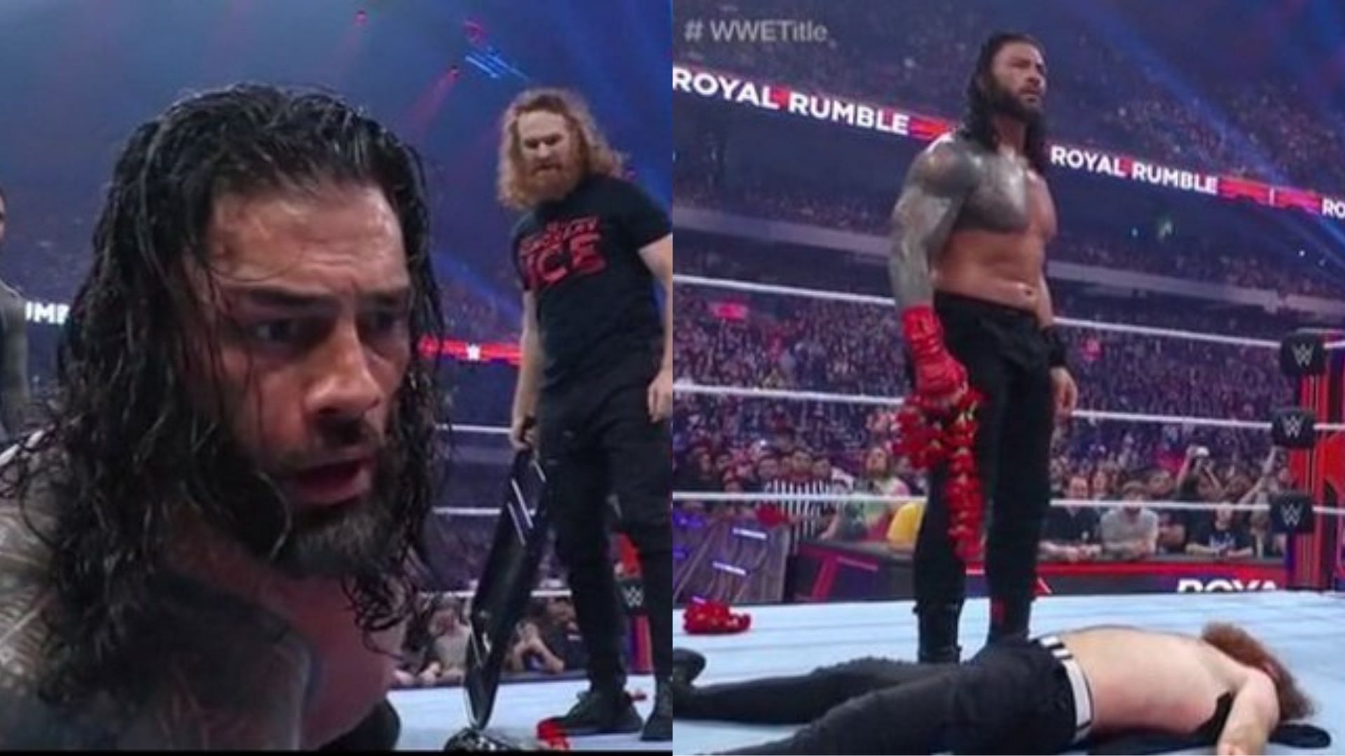 Sami Zayn has betrayed Roman Reigns at the Royal Rumble