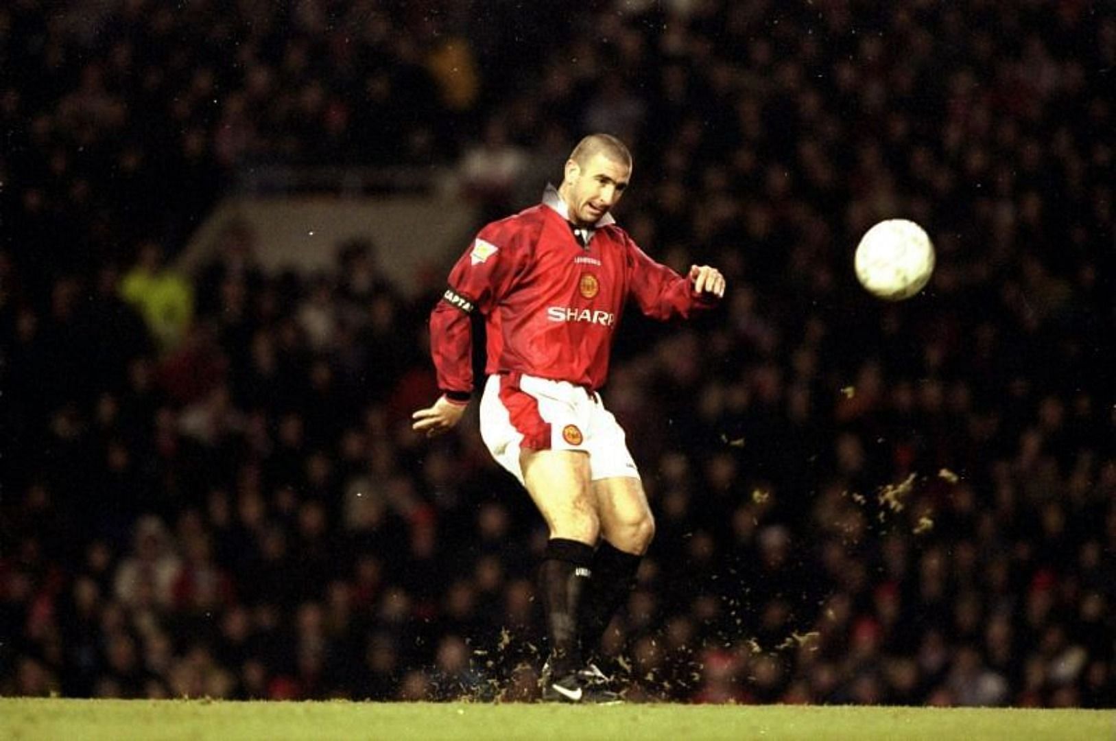 Cantona was a favourite at Old Trafford.