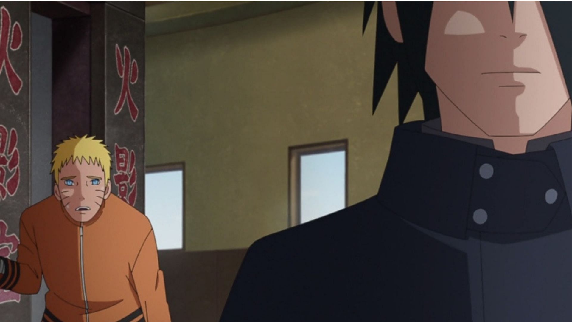 Sasuke and Naruto as seen in the Boruto anime (Image via Studio Pierrot)