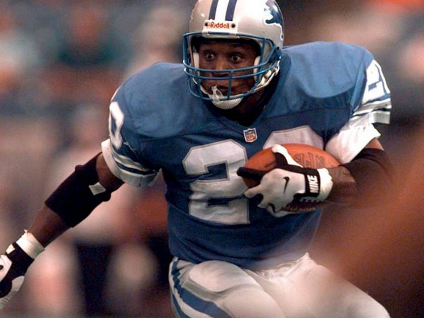 Barry Sanders Detroit Lions v Chicago Bears 1996