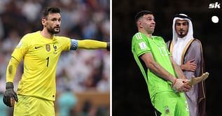 Hugo Lloris says he can't make a fool of himself and rattle opponent players like Argentina goalkeeper Emi Martinez