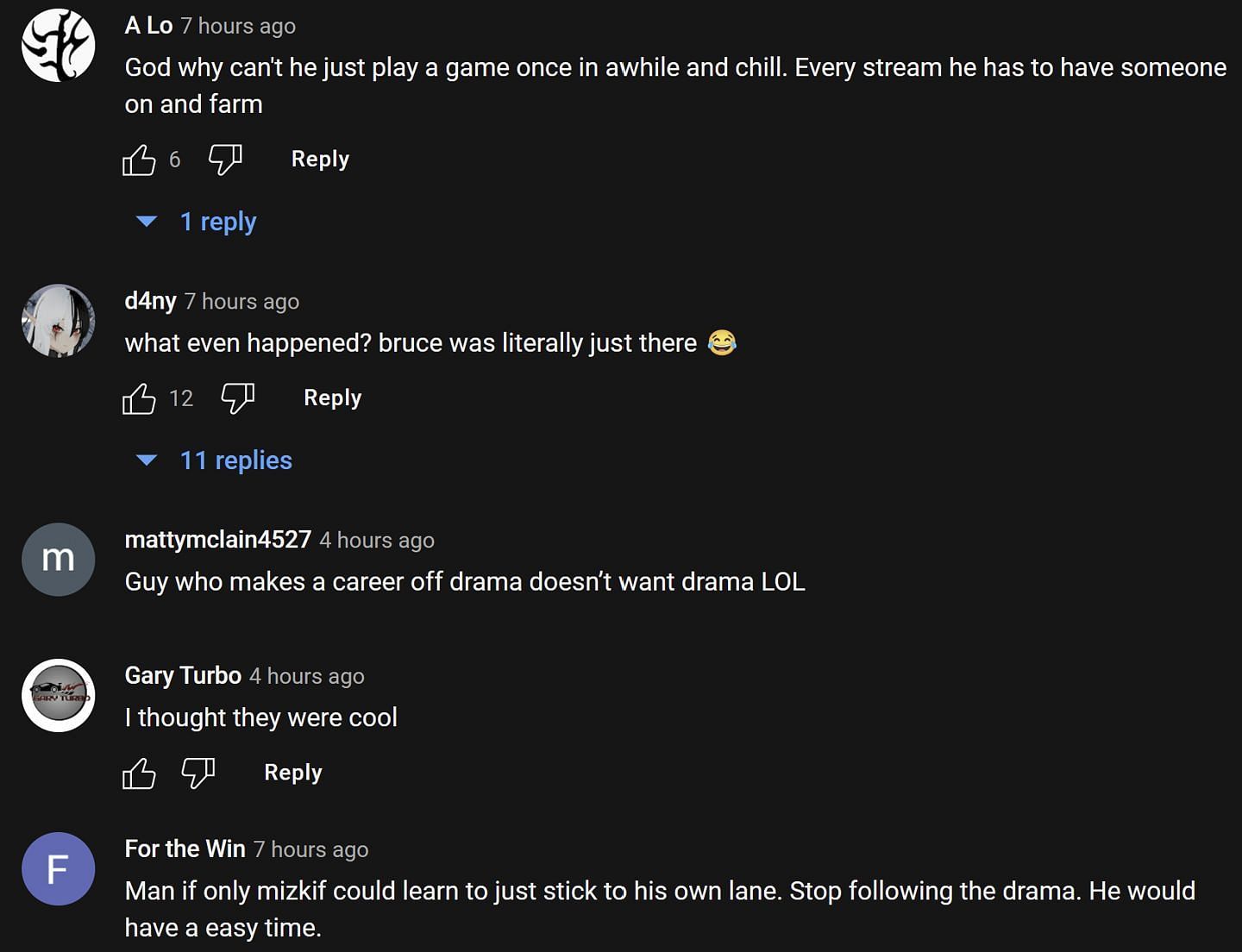 Fans in the YouTube comments section providing their take on the streamer&#039;s address (Image via PancakesAndTwitch/YouTube)