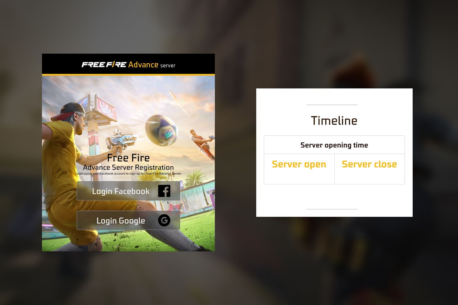 Advance Server details for the upcoming update (Image via Garena/Sportskeeda)