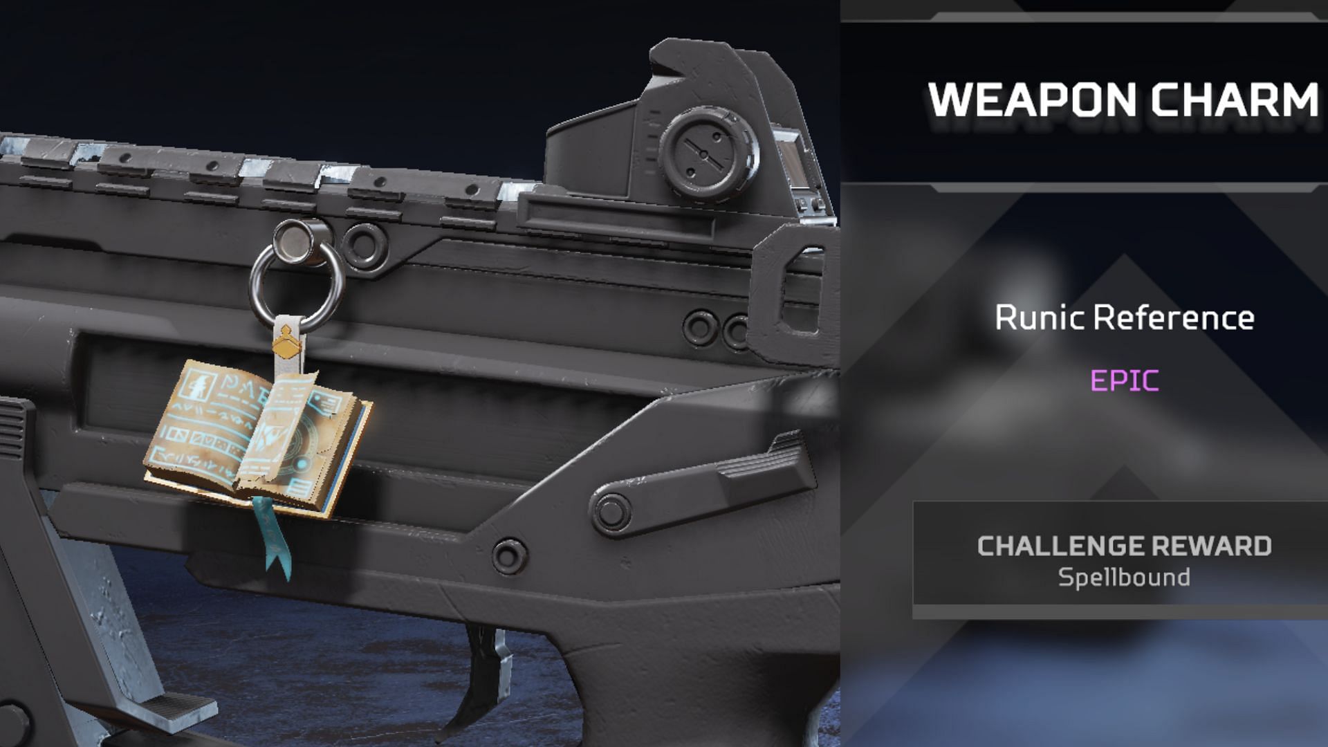 The Runic Reference weapon charm in Apex Legends (Image via EA)