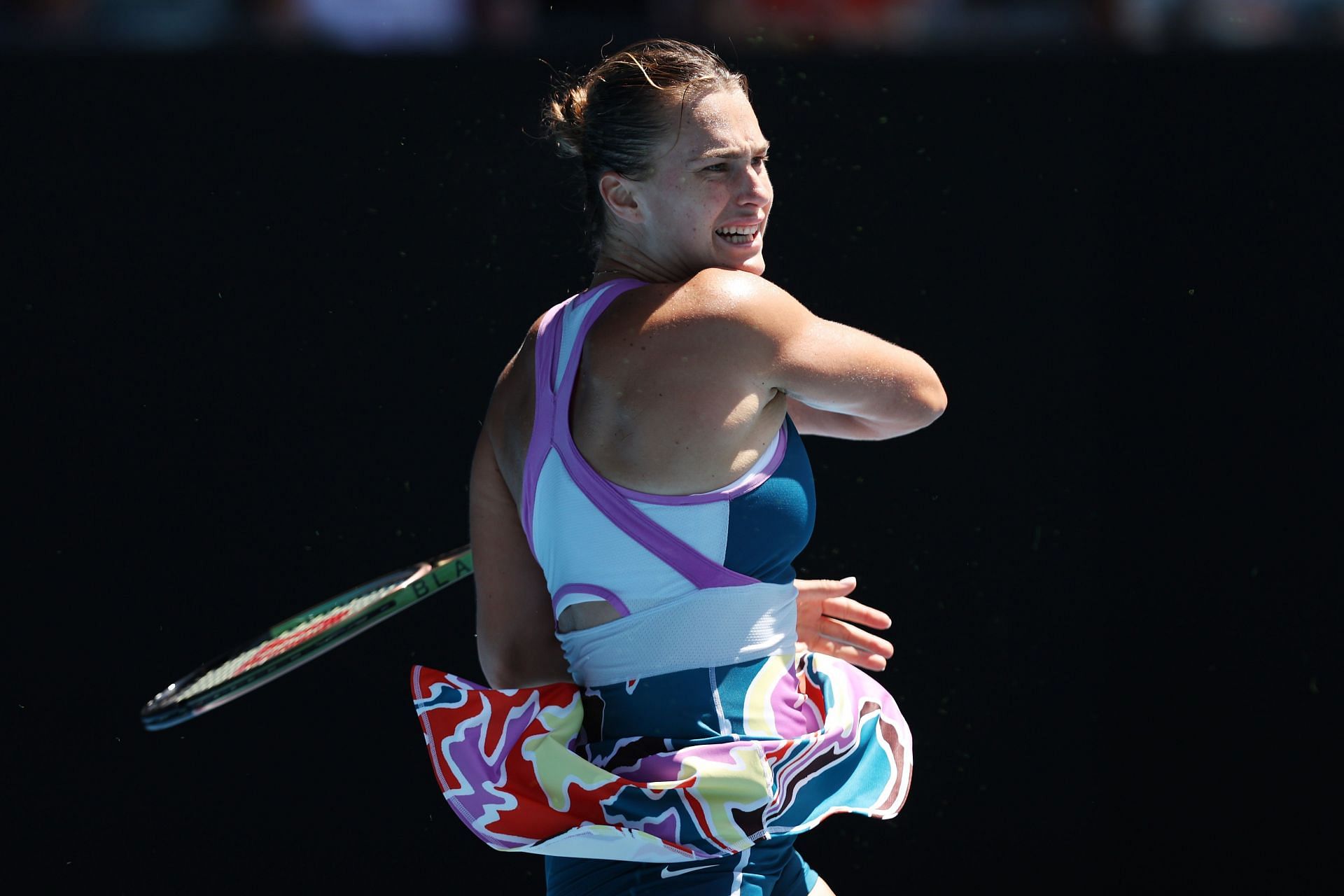 Aryna Sabalenka at the 2023 Australian Open.