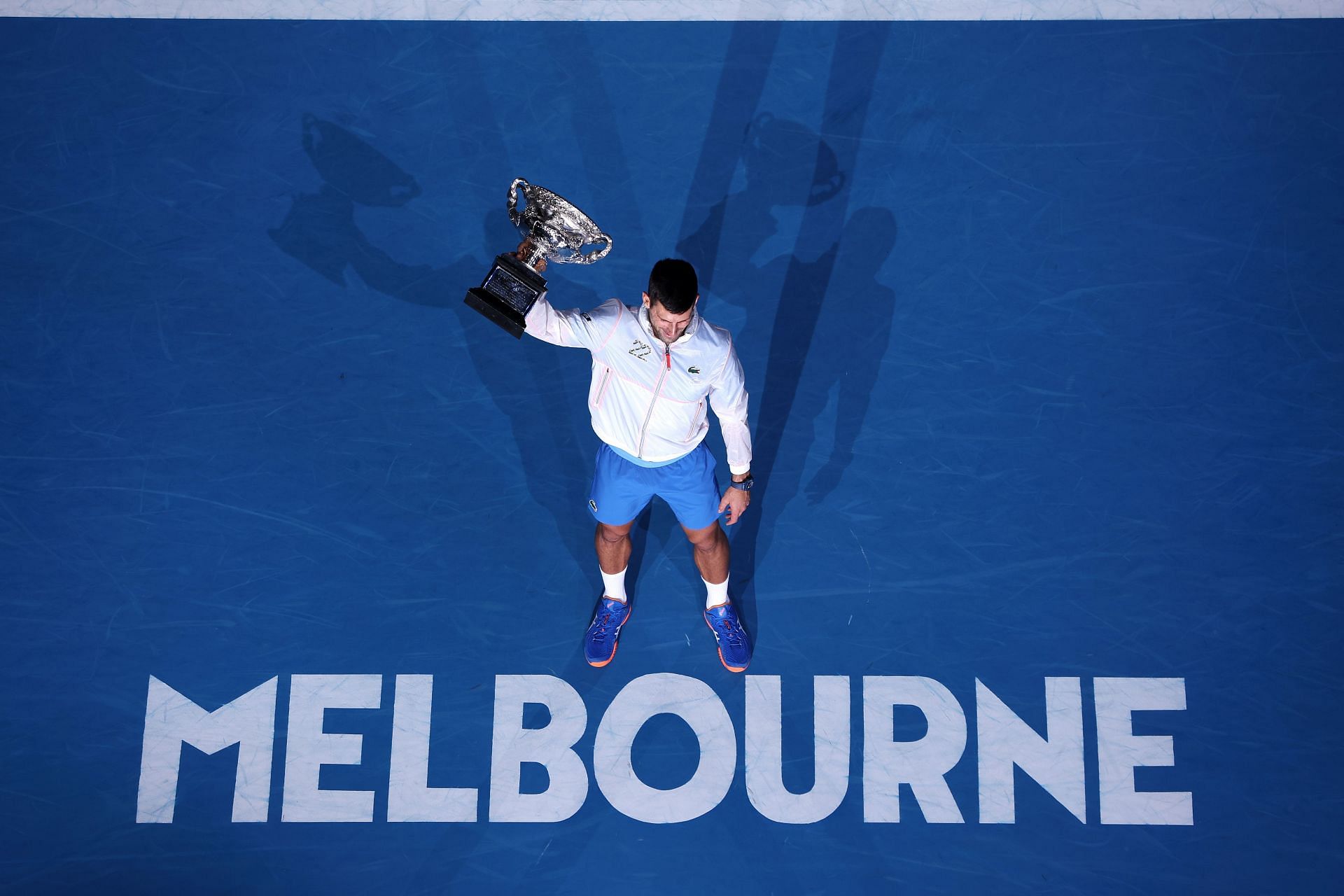 Novak Djokovic won his 22nd Grand Slam title on Sunday.