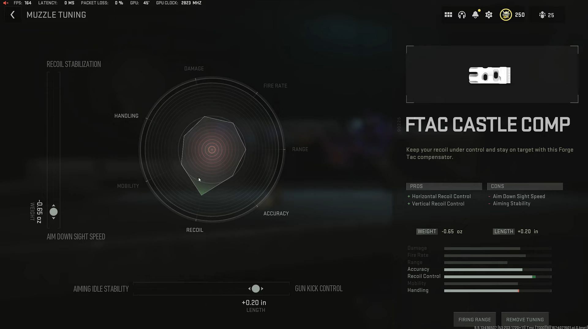 Tuning for FTAC Castle Comp (Image via Activision and YouTube/Metaphor)