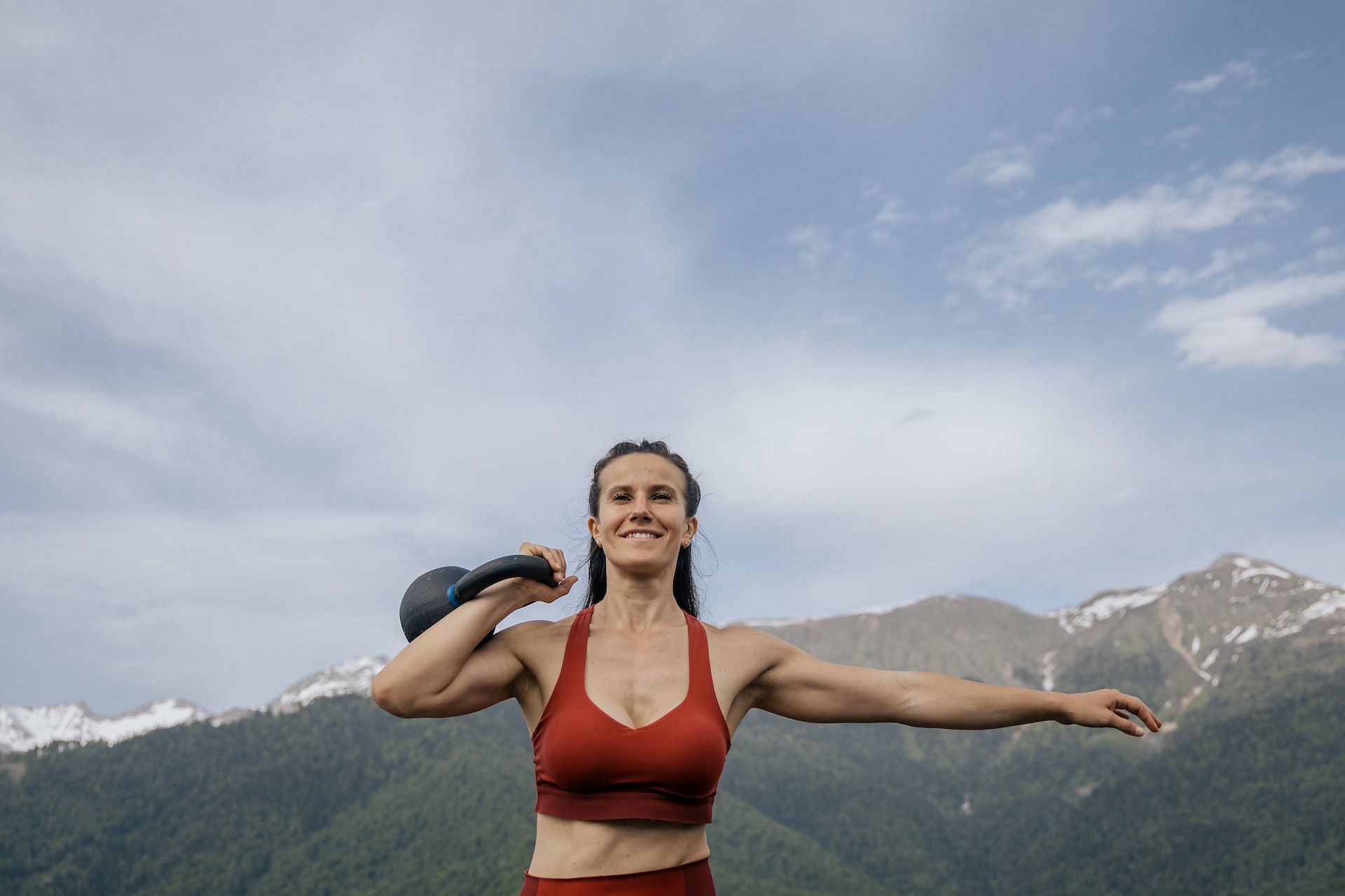 Kettlebell exercises improve core strength. (Photo via Pexels/Anastasia  Shuraeva)
