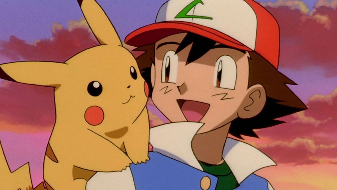 Ash and Pikachu from the anime. (image via OLM Incorporated)