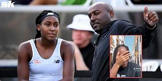 Watch: Facepalm moment for Coco Gauff as her father expects to be paid after family's dance video goes viral