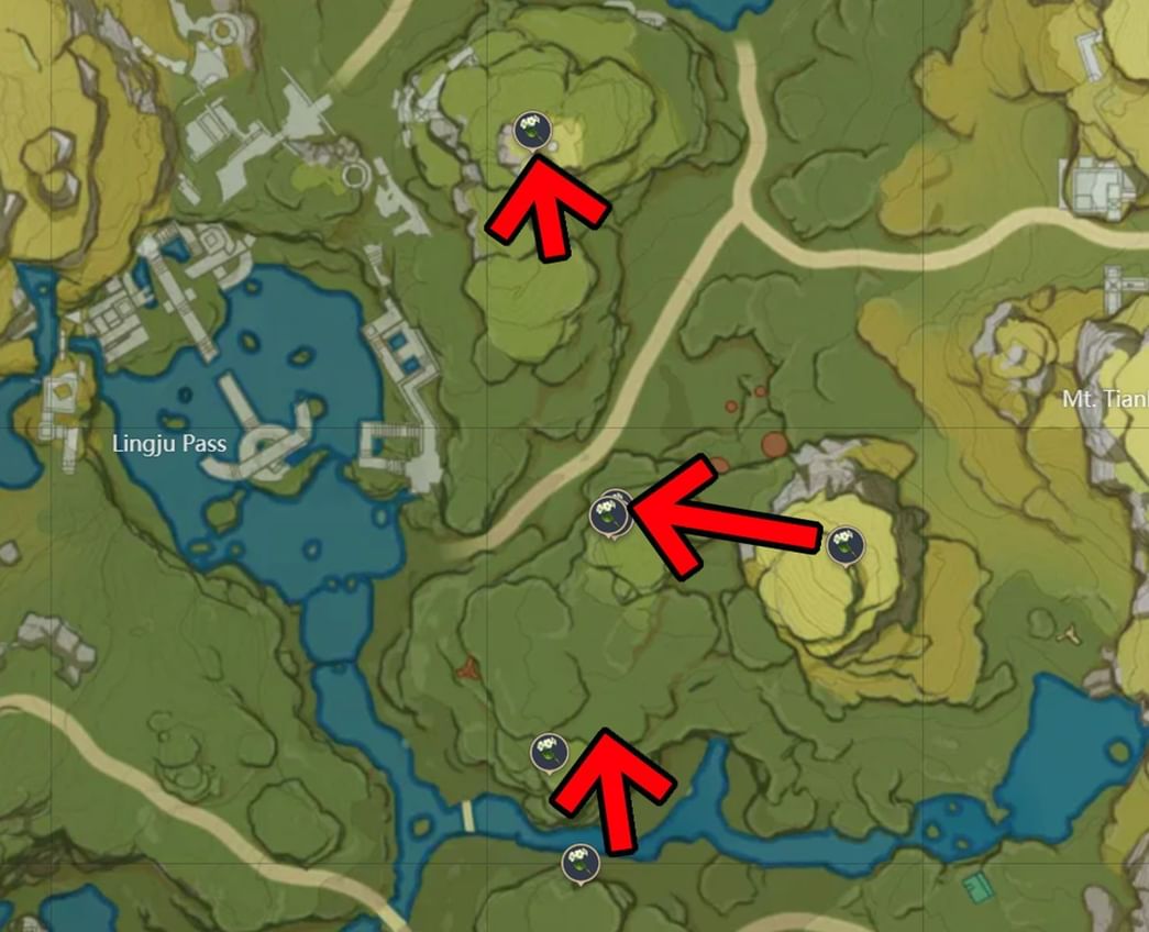 Where to find Qingxin flowers in Genshin Impact Locations and farming