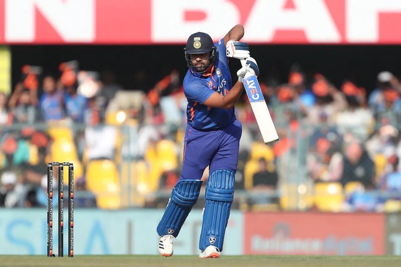 Rohit Sharma played a great knock in Guwahati earlier today (Image: BCCI)