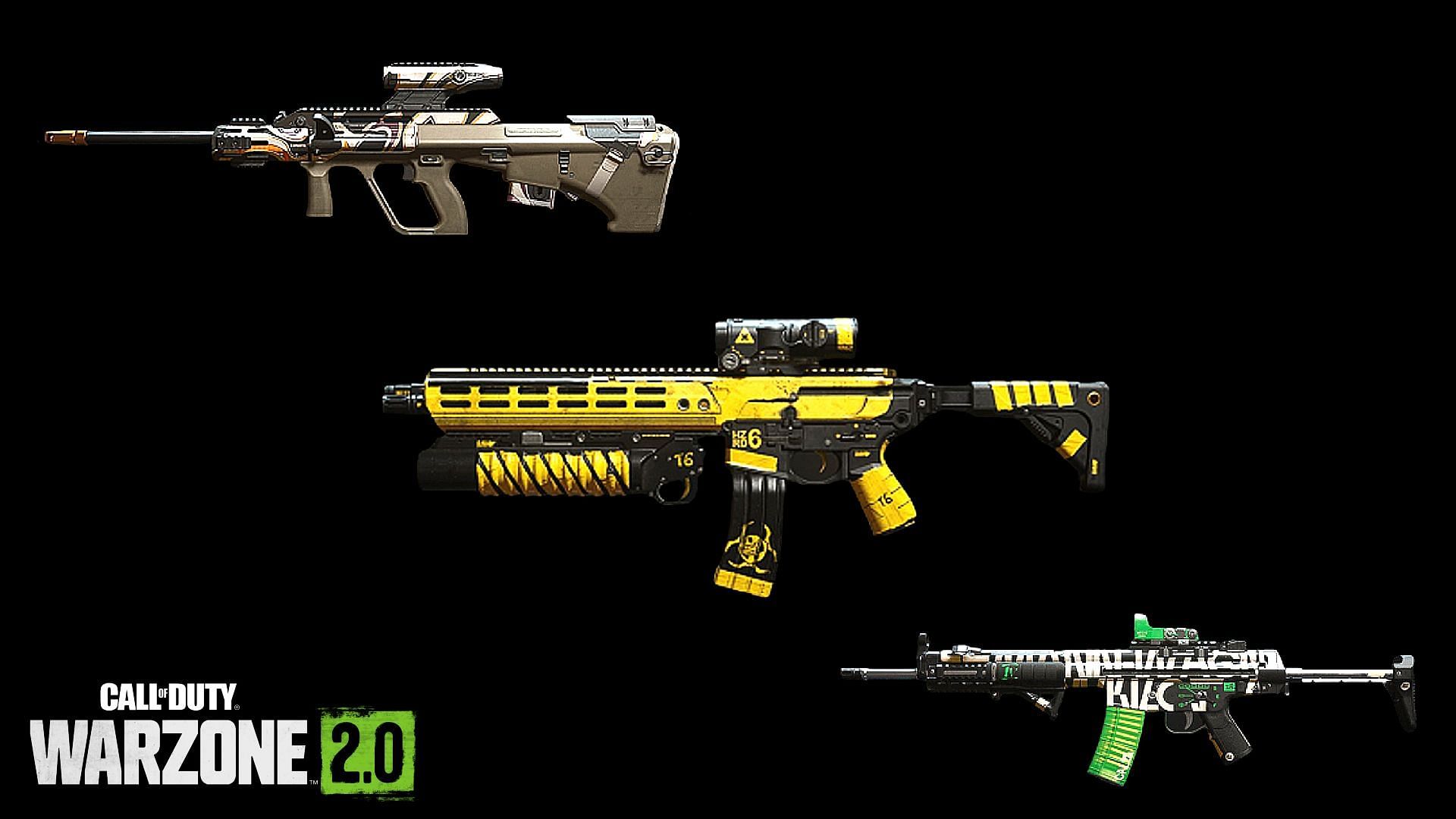 A look at the best low recoil weapons in Warzone 2.0 (Image via Activision)