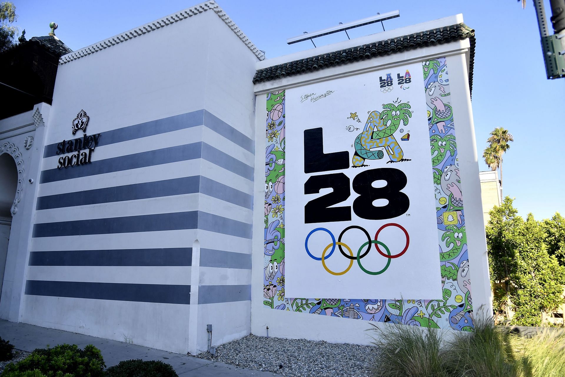 LA28 Reveals New Logo on Murals Throughout Los Angeles