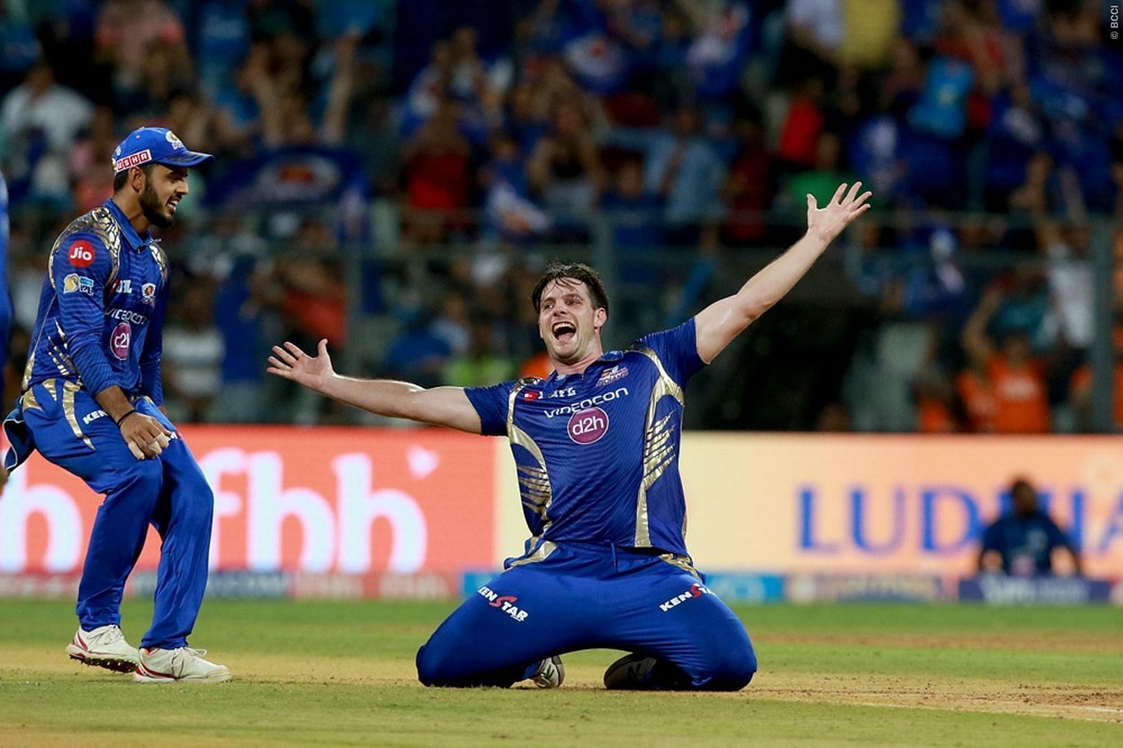 Mitchhell McCleneghan was Rohit Sharma's go-to option whenever the team required wickets