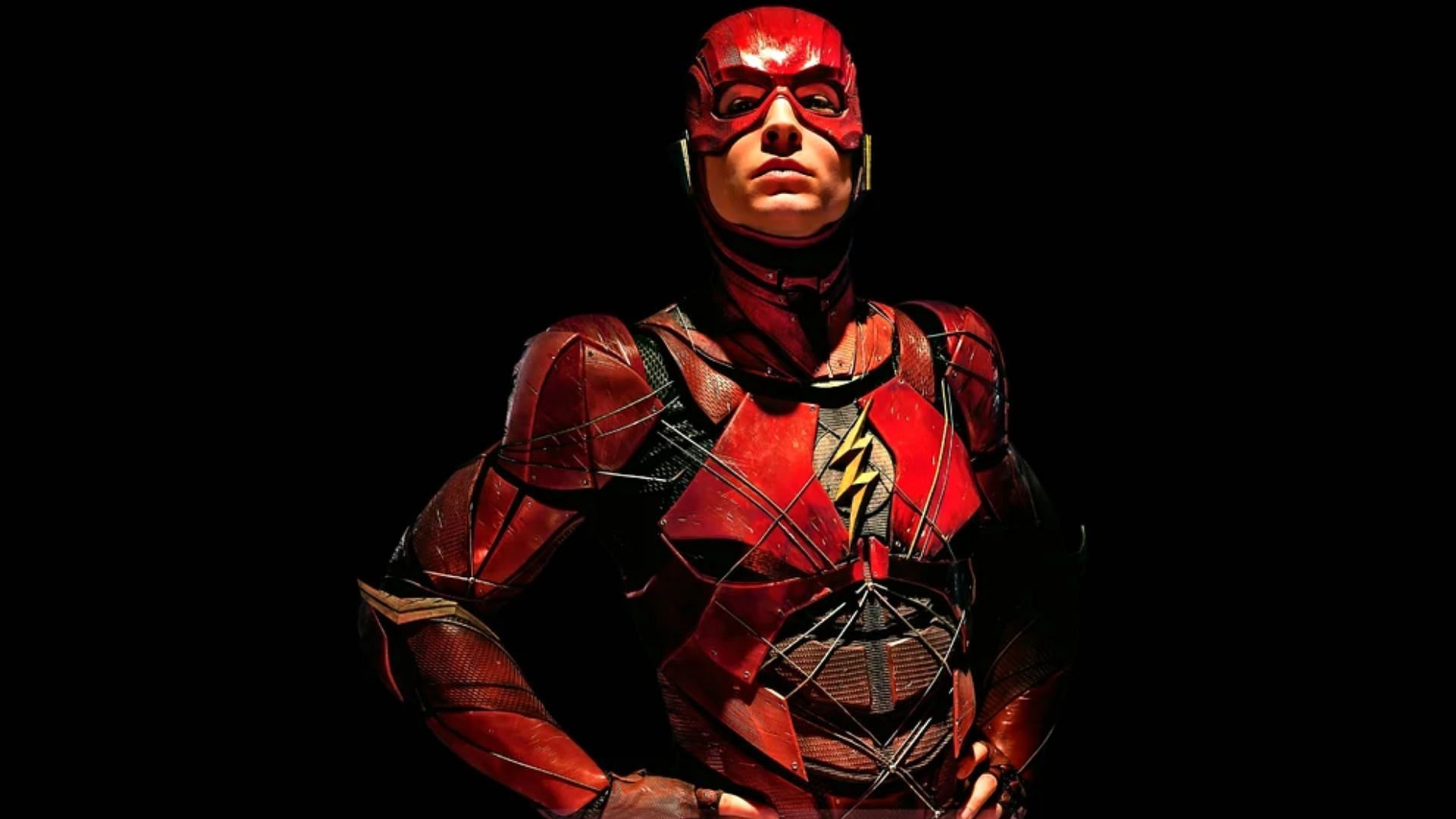 Ezra Miller as The Flash in a promotional picture for Justice League (Image Credits: DC)