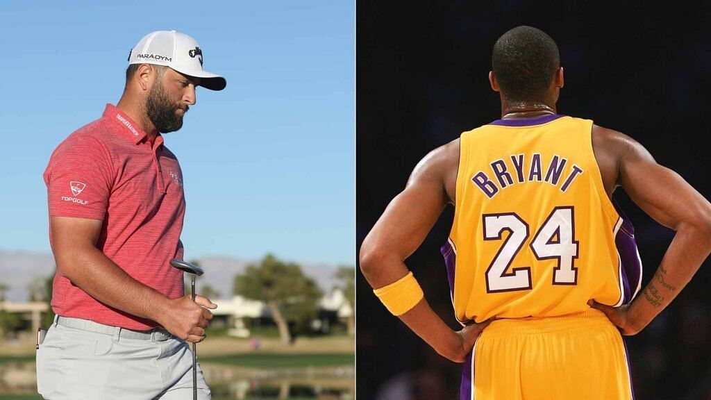 Jon Rahm and Kobe Bryant (Image via Golf.com)