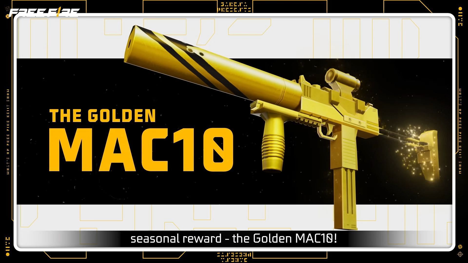Golden MAC10 will also be available in the coming days (Image via Garena)