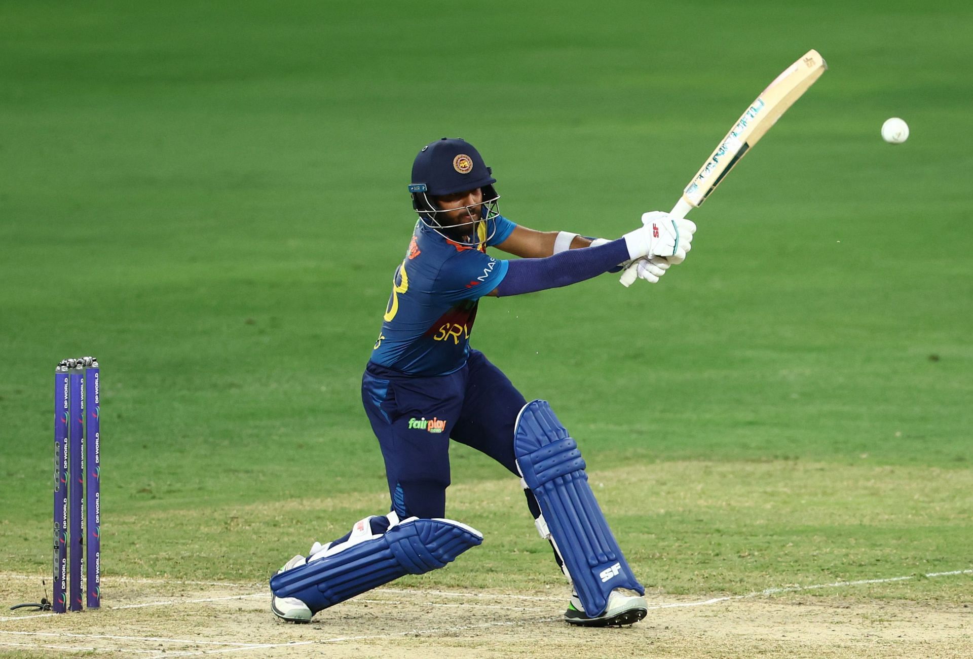 Kusal Mendis scored a half-century in the Asia Cup game against India.