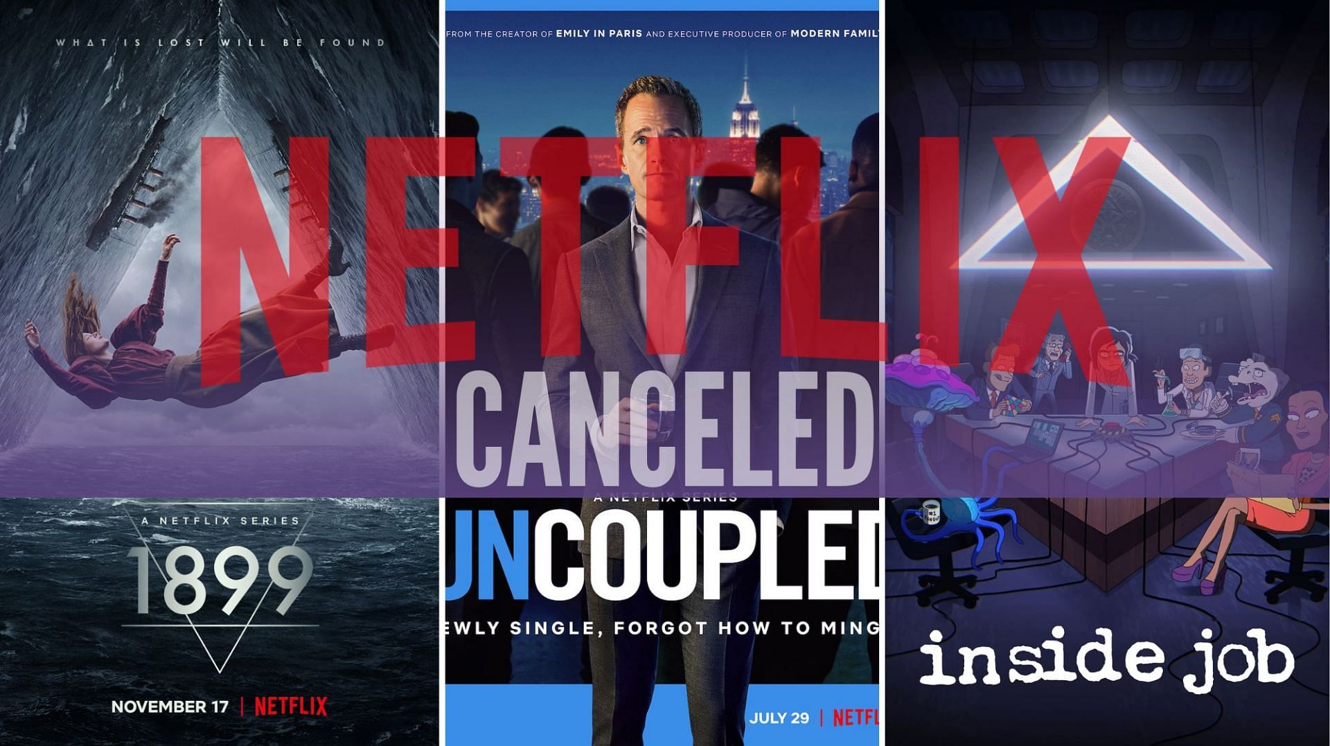 All Netflix original series cancelled in 2023 (Images via Netflix)