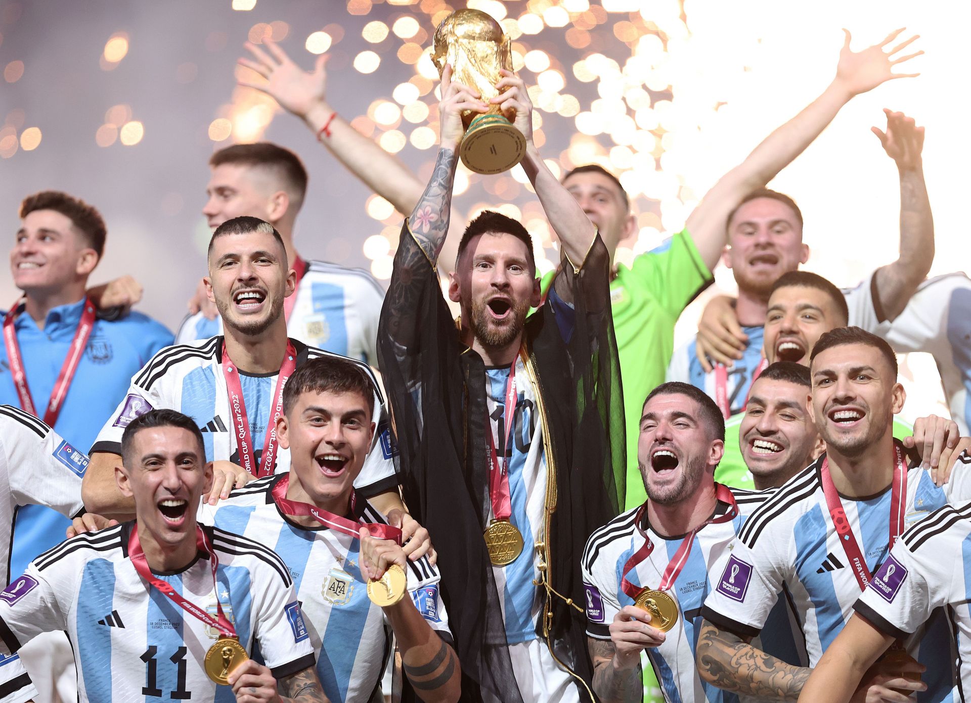 Finally, Lionel Messi lifts World Cup trophy: Emotions, tears, joy for  Argentina captain's crowning achievement in potentially his last FIFA  tournament