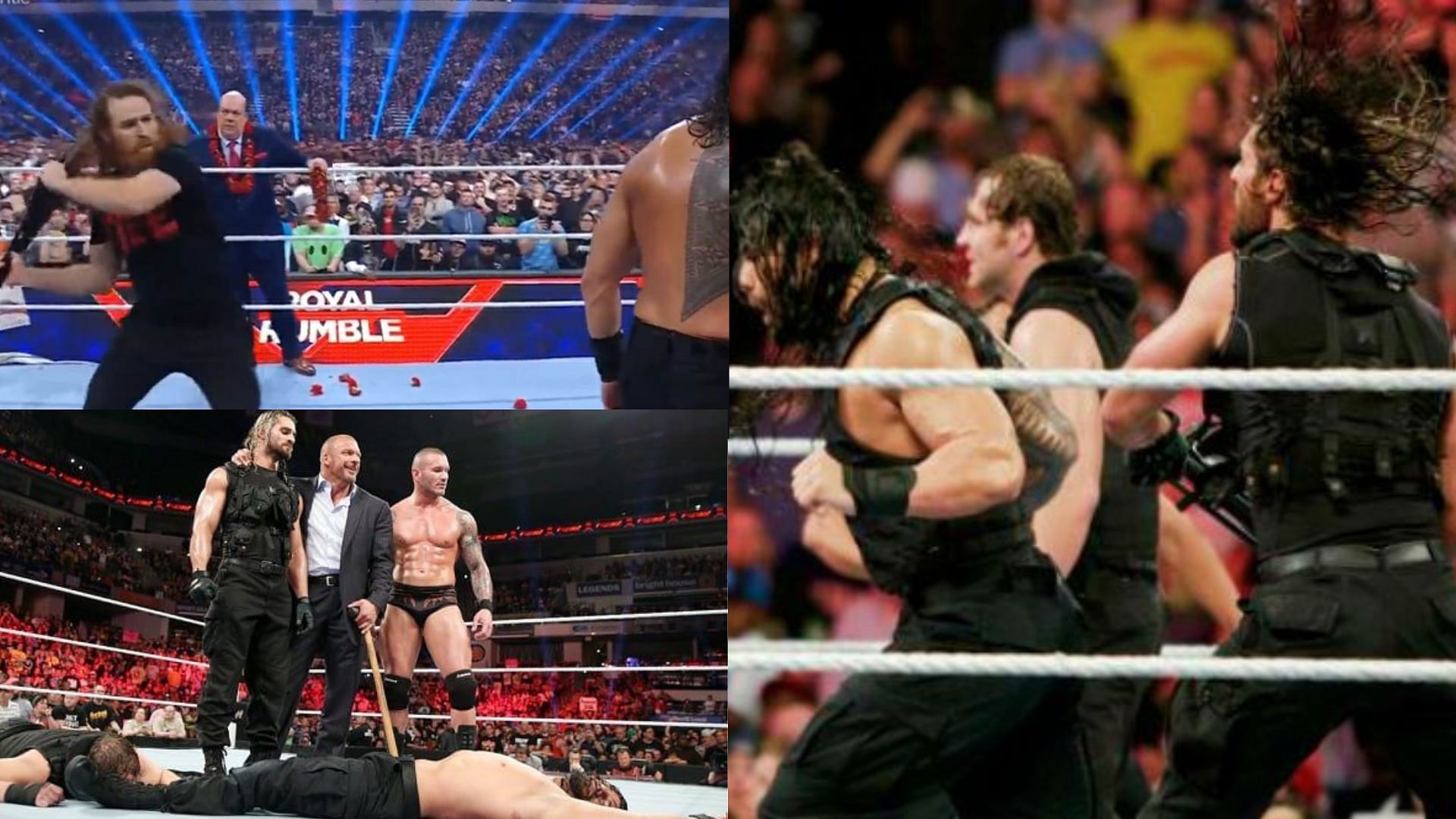 Roman Reigns was betrayed by both Seth Rollins and Sami Zayn