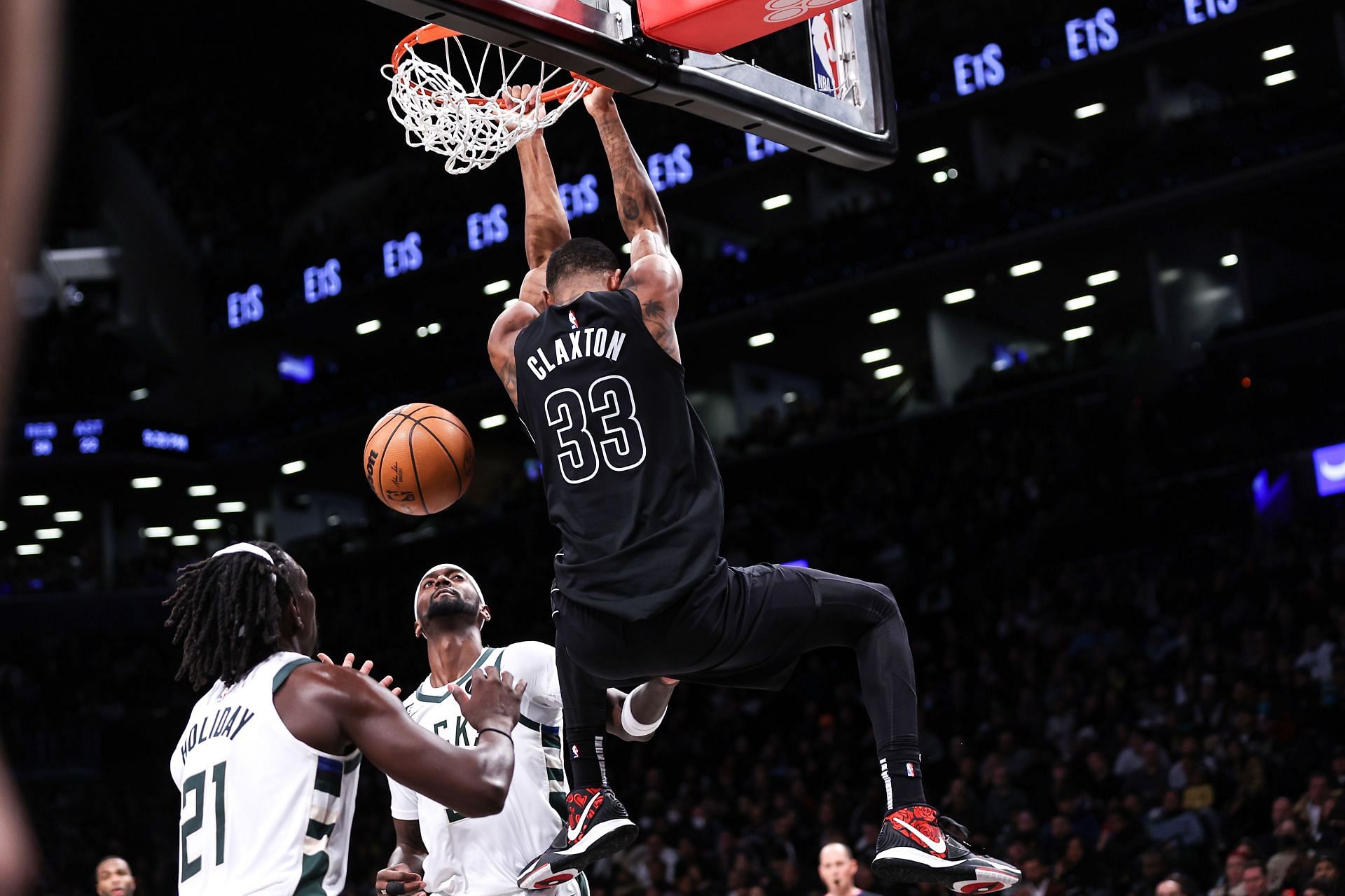 Nic Claxton (Milwaukee Bucks v Brooklyn Nets)