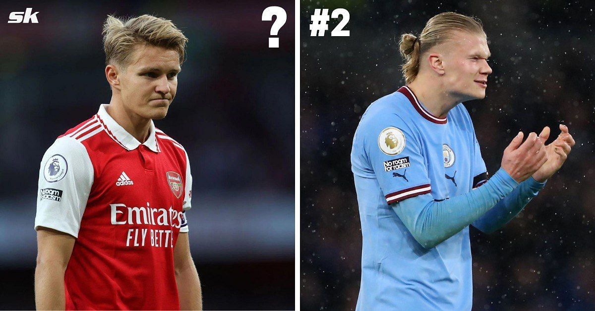 In picture: Martin Odegaard (left) | Erling Haaland (right)