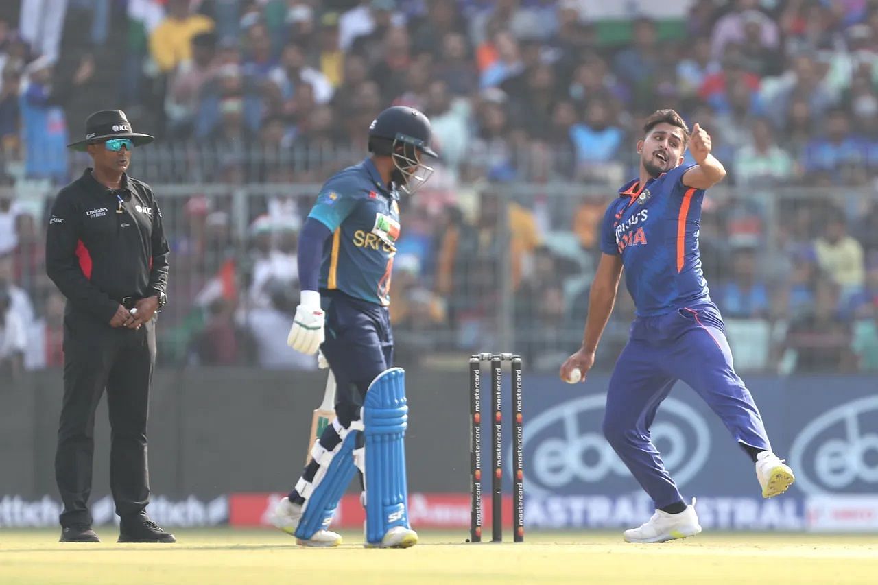 Umran Malik bowled a few fiery spells in the ODI series against Sri Lanka. [P/C: BCCI]