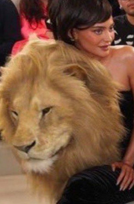 Fact Check: Did Kylie Jenner wear a real lion head? Schiaparelli uproar ...