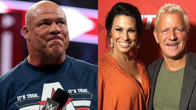 "Think twice before making threats, insulting/disrespecting my husband" - Karen Jarrett calls out WWE legend Kurt Angle in defense of Jeff Jarrett