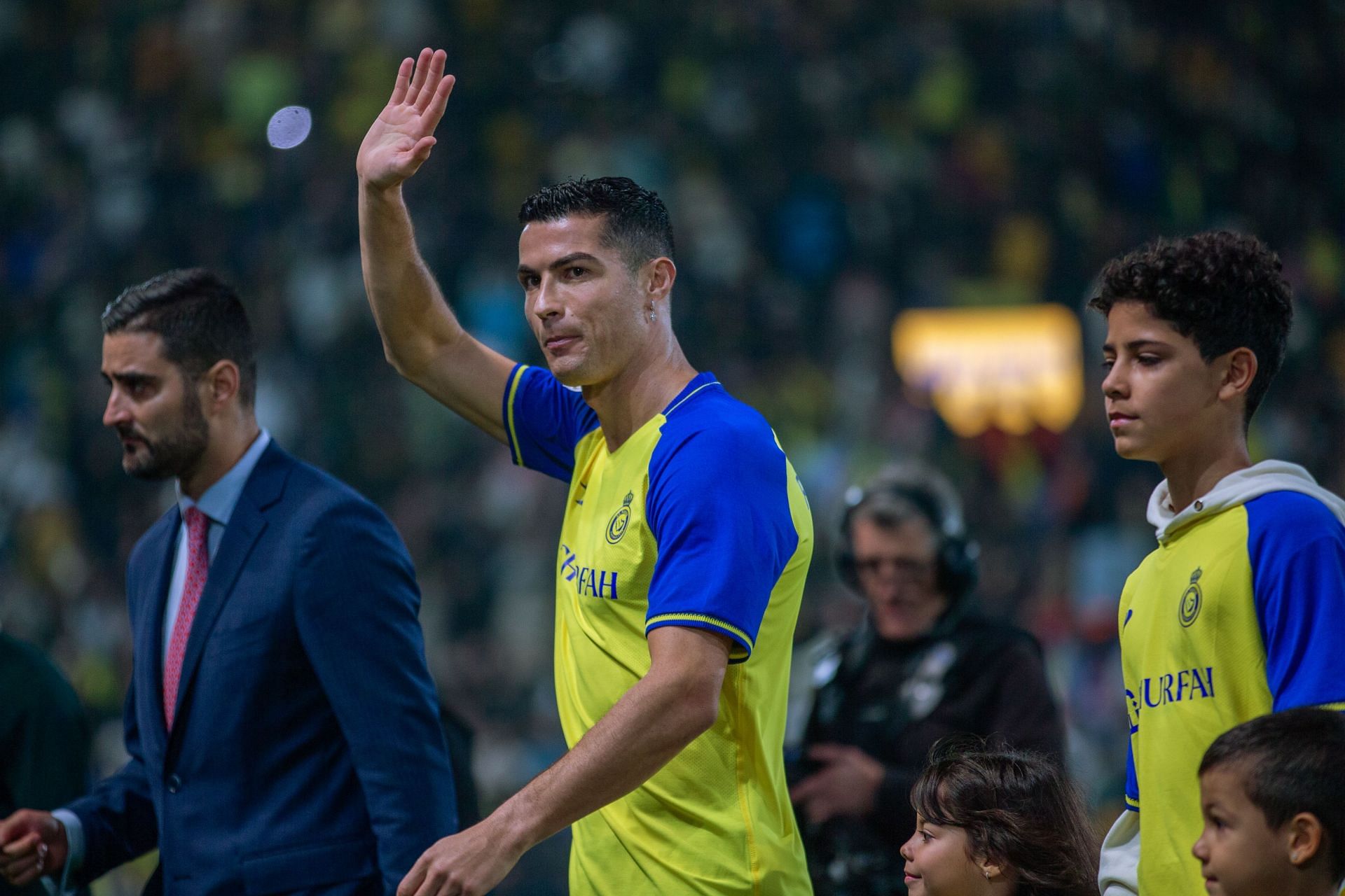 Cristiano Ronaldo is officially unveiled as an Al Nassr player
